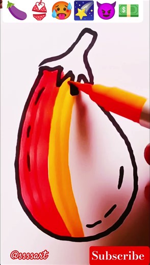 Satisfying Creative 🍆👙🥵🌠😈💵Art#trending #art #shorts #satisfying #painting #shortsviral #shortfeed