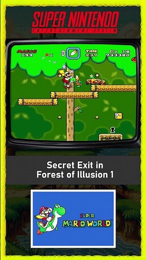 🌳 Super Mario World – From Forest of Illusion 1 to Forest Ghost House – Secret Exit Unlocked