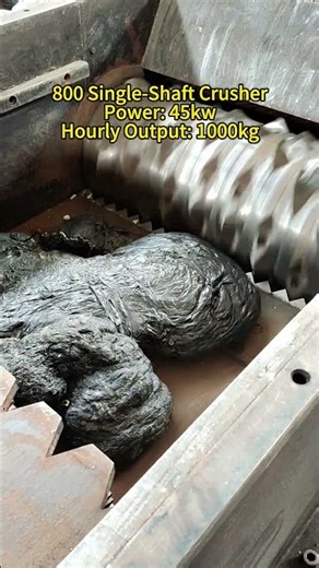 singleshaftshredder #singleshaftshredder