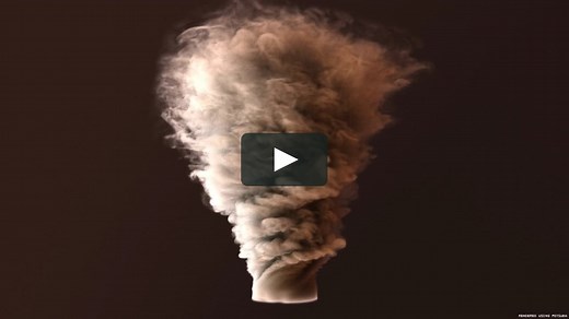 Guided fluid simulation with mantaflow - hi-res tornado