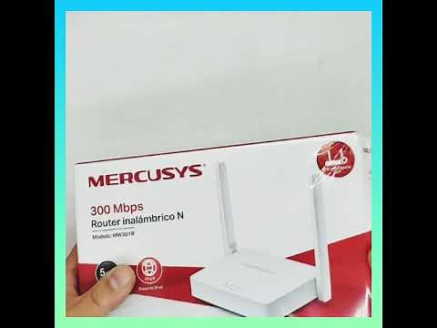 CONFIGURACIÓN DE ROUTER MERCUSYS MW301R