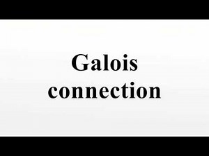 Galois connection