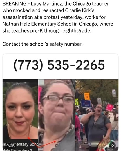 This is absolutely unacceptable and sadly becoming a growing trend in Chicago’s education system. Anyone who glorifies or mocks violence should never be trusted around children. Fire her. | Mary Miller