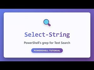 Select-String: PowerShell's grep for Searching File Contents | PowerShell Tutorial