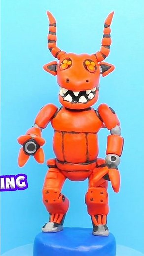 Case Animatronics 2 - Making Bull Animatronic with Clay #clay #romanclay #animatronics