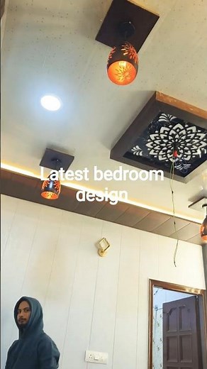 beutiful❤️ beutiful pvc wall panel bedroom design #interiordesign #home #shorts #pvc