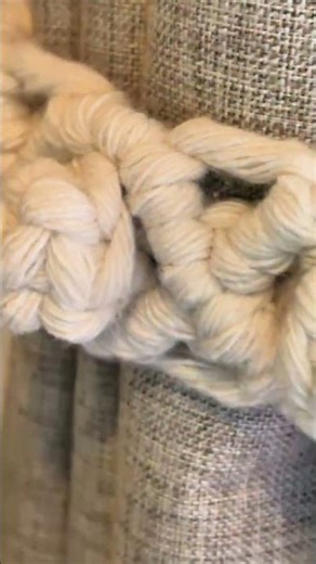 Easy DIY Macrame Curtain Tie | Watch Full Tutorial on My Channel