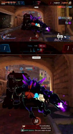 "Let Them Push!" - The Perfect Trap Strategy 😱 #Overwatch #Torbjörn #Gaming