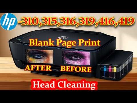 HP Printer Not Printing All Colour || HP Ink Tank Printer Not Printing Colour || hp 419 Black