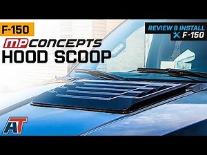2015-2020 F150 MP Concepts Hood Scoop; Matte Black Review & Install