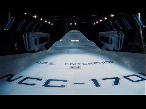 The USS ENTERPRISE Leave Space Dock