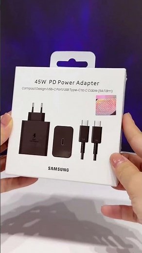 🔥 Original Samsung Type-C to Type-C Cable 1.8M! Super Fast Charging 😱⚡ #Shorts