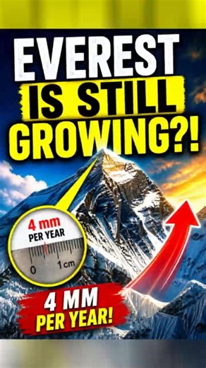 Mount Everest Is STILL Growing… Here’s Why 😳