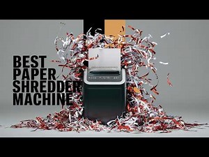 Best Paper Shredder Machine 2025 🔶 Top 5 Best Paper Shredder Machine Reviews