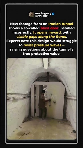 Iran’s ‘Blast Door’ That Might Not Stop a Blast #shorts