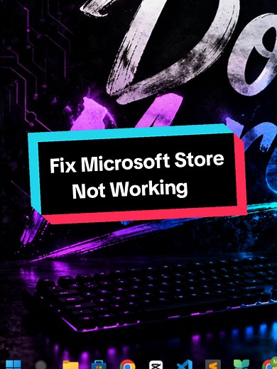 How to fix Microsoft Store not working issue #store #microsoft #microsoftstore #computertips