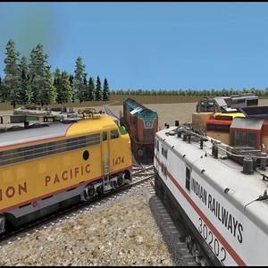 8 Trains on Diamond Crossing Crossing Each other | Mr OP Gaming