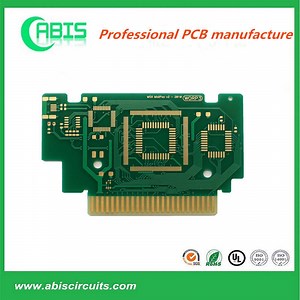 [Hot Item] 2 U" Immersion Gold PCB with Green Solder Mask Blind Hole Prototype Circuit Board Gold Finger PCB Manufacturer Electronic PCB