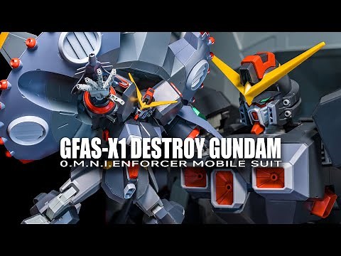 GFAS - X1 Destroy Gundam - HGUC | ASMR Speed build | Satisfying Gunpla Beat Building