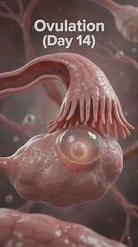 Menstrual Cycle Explained Step by Step | 28-Day Menstrual Cycle in 3D | Ovulation & Hormones