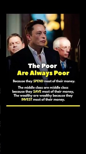 Poor spend. Middle class save. Wealthy invest. Build habits that create real freedom.
