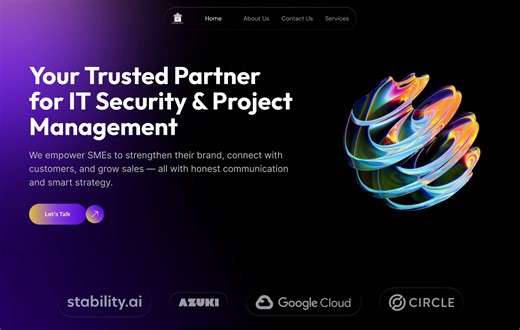 Cyber Security Website Animation