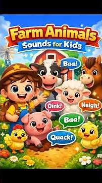 Farm Animals Sounds for Kids 🐄🐷 Learn Animal Sounds with Spark | Kids Shorts #kidslearning
