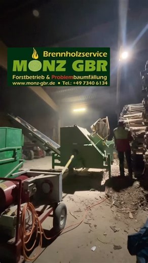 Monz GbR Forstbetrieb | Zeitraffer aus unserem Arbeitsalltag. Brennholzproduktion mit dem Kretzer Rotomat, elektrisch angetrieben durch einen Growi Elektromotor.... | Instagram