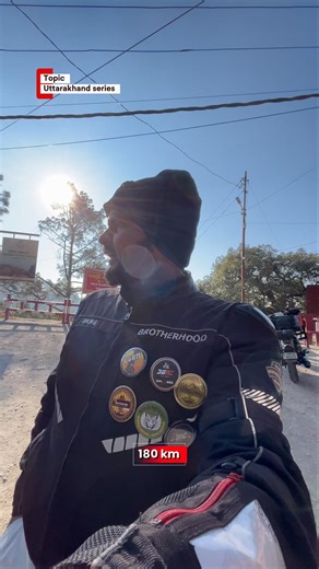 Nanital to karanprayag 190km covered #nanital #travel #solo #motorcycle #travelindia #uttrakhand