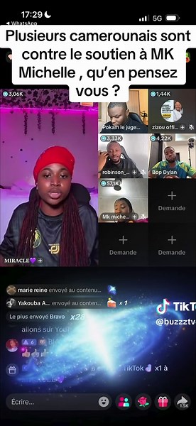 Écoutez seulement et allez soutenir MK #houseofchallenge #camerountiktok🇨🇲 #nbikotv #viralvideo #mkmichelleee❣️ @Mk michellee ❣️ @Bop Dylan @Pokam le juge 🍀 @Miracle’s Hook🧶💜 @Robinson Piffo @zizou officiel ( Oncle aah )