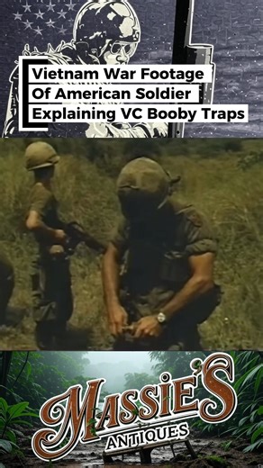 206K views · 3.9K reactions | Vietnam war footage of American soldiers, explaining the use of booby traps by the enemy. | Massie's Antiques and Civil War Relics | Facebook