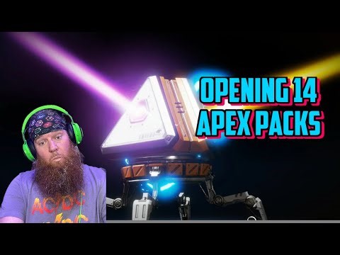 Opening 14 Apex Packs #apexlegends #apexpackopening #heirloom #apex