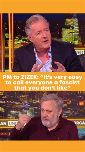 Piers Morgan Challenges Slavoj Zizek on Fascism Labeling