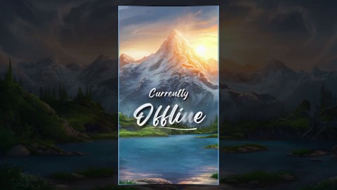 Mountain Stream Overlay Vertical Pack | Nature Twitch Overlay | Tiktok Youtube Live Streaming | Mobile Twitch Stream Pack | Snow Mountain - Etsy