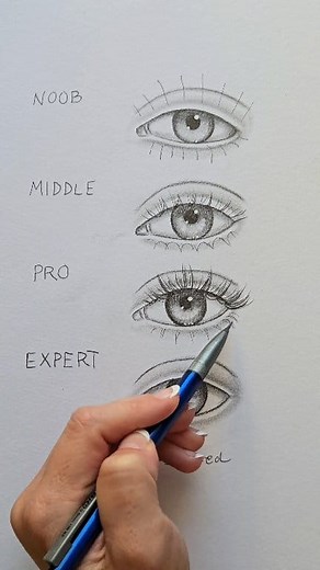 79K views · 696 reactions | Which level can you draw?! #art #artwork #artist #draw #drawing #sketch #cartoon #drawingoftheday #tutorial | Eyeinspired | Facebook
