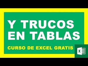 📈 Crear TABLA básica en Excel. IMPRIMIR en PDF y Cambiar TAMAÑO de FILAS y COLUMNAS
