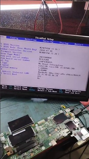 Lenovo ThinkPad T480 NM-B501 BIOS SVP Fix | Laptop BIOS Editing Course