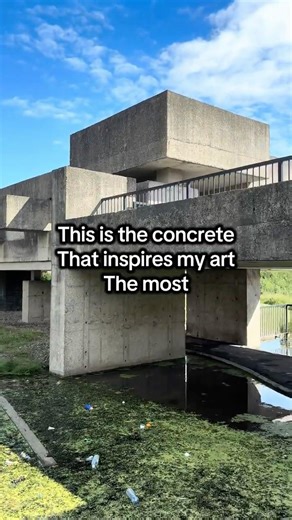 The WEIRDEST Concrete That I Make Into Art! 🖼️ #acrylicpainting #artinspiration #artist