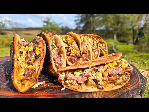 Wilderness Steak Tacos with Forest-Made Salsa - PERFECT Summer Recipe