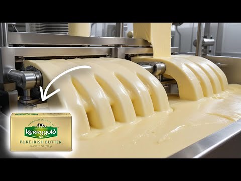 How BUTTER is Made In A Factory | The Process of Making Unsalted Butter in a Factory