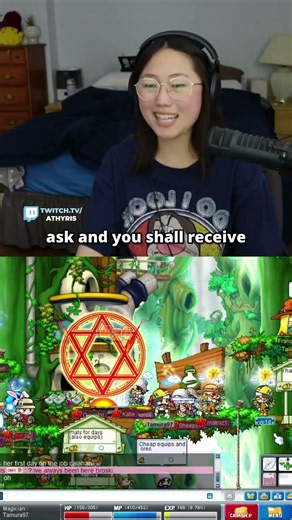 i should have asked for mesos instead on maplestory classic...