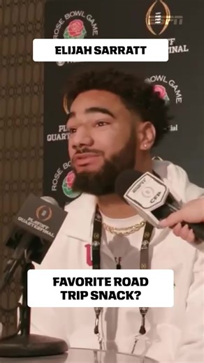 @Jess Sims was asking the hard-hitting questions 👀 #cfb #CollegeFootball #cfbplayoff #indiana #alabama