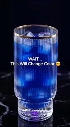 “How to Make Color-Changing Butterfly Pea Drink (Blue to Purple)– #ButterflyPeaTea #ColorChangDrink#