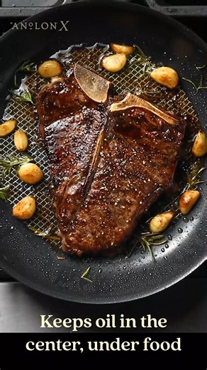 Sizzling and searing with the Anolon X! ✨ Get up close and personal to witness the precision of our SearTech™ technology. https://www.anolon.com.au/collections/anolon-x-cookware | Anolon Australia | Facebook