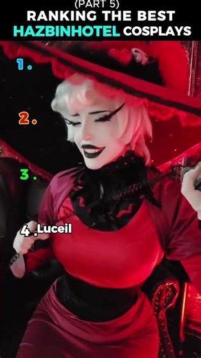Ranking The Best Hazbin Hootel Cosplays (part 5) #shorts