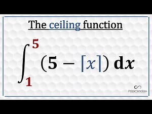 Integral of ceiling function