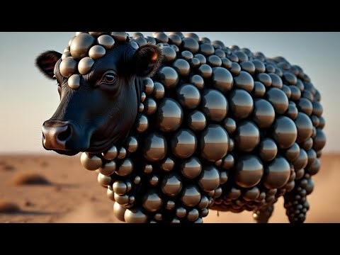 Black Cow Rescue in Desert | Barnacle Removal, Healing & Freedom Story”#wildliferescue#rescueefforts