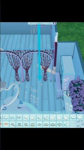 Curtain Tutorial 🎀 | Easy NO CC Trick | Sims 4 #shorts