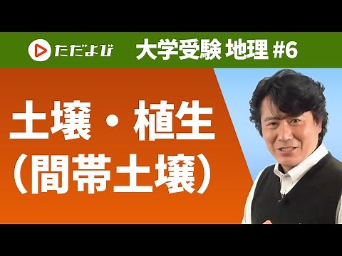 【地理】土壌・植生（間帯土壌）*