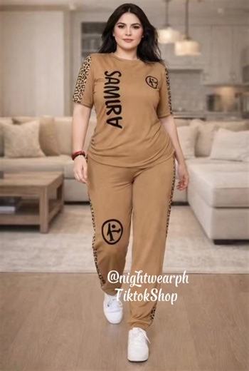 Korean Zumba Sports Outfit for Plus Size - Terno Set